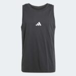 ⁦adidas Men's Essentials Small Logo Tank Top - Black⁩ - الصورة ⁦2⁩