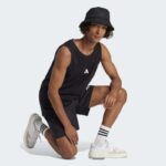 ⁦adidas Men's Essentials Small Logo Tank Top - Black⁩ - الصورة ⁦5⁩