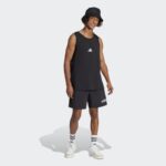 ⁦adidas Men's Essentials Small Logo Tank Top - Black⁩ - الصورة ⁦6⁩