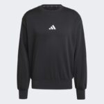 adidas Men's Essentials Feelcozy Fleece Sweatshirt - Black