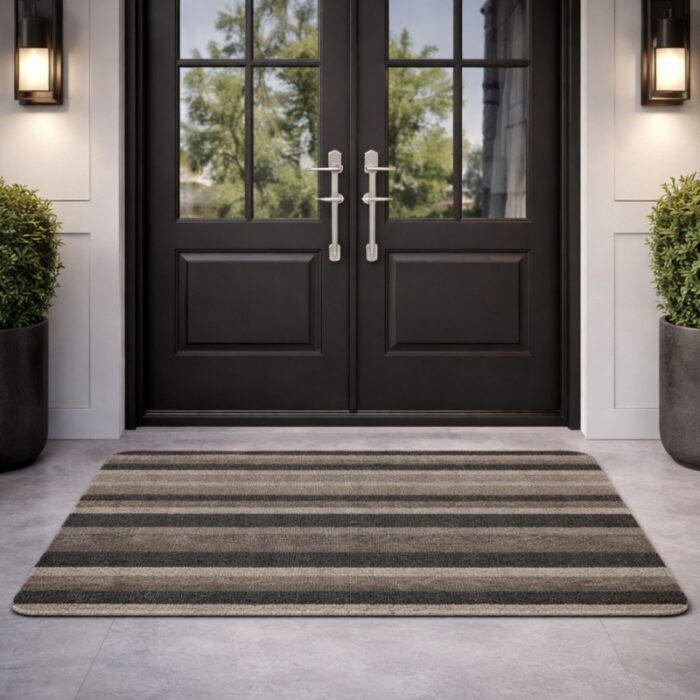 ⁦دعسة مطبخ LOOP Brown 51X99 CM⁩ - الصورة ⁦2⁩