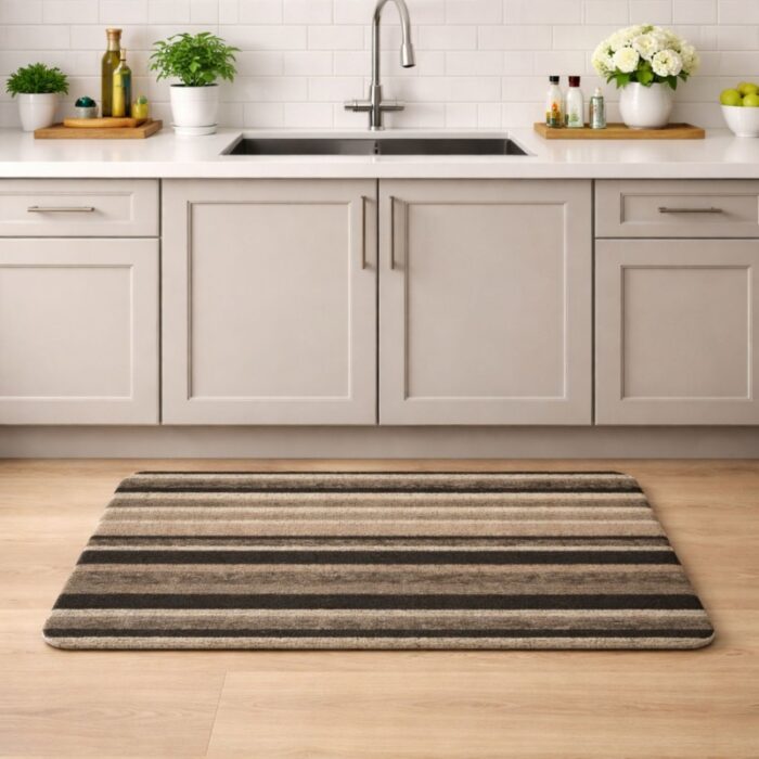 ⁦دعسة مطبخ LOOP Brown 51X99 CM⁩ - الصورة ⁦4⁩