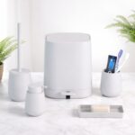 ⁦طقم اكسسوارات حمام 5 قطع VIBE BEIGE⁩ - الصورة ⁦3⁩