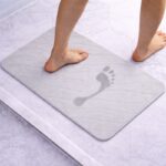 دعسة حمام حجرية فائقة الامتصاص WAVE 39X60 CM