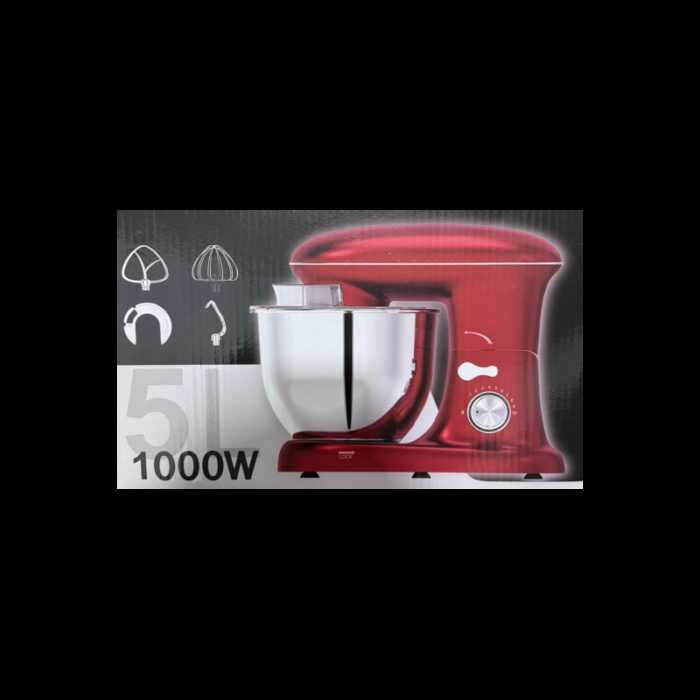 ⁦عجانة ستانلس من نورمندي 5 لتر قوة 1000 واط لون أحمر⁩ - الصورة ⁦2⁩