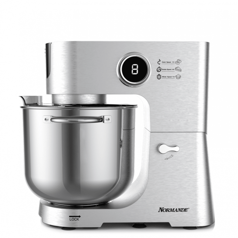 ⁦عجانة ستانلس 15 لتر من نورمندي 2000 واط لون فضي⁩ - الصورة ⁦1⁩