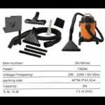 ⁦مكنسه كهربائية برميل لغسيل السجاد من هوم سمارت 20 لتر قوة 1500 واط لون برتقالي⁩ - الصورة ⁦4⁩