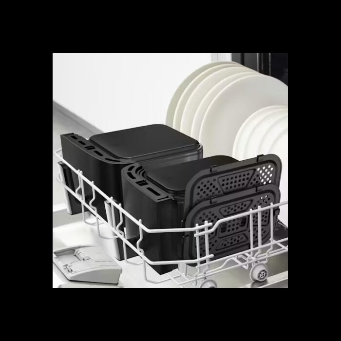 ⁦Tefal Easy Fry Dual XXL EY9428G0 11L Air Fryer - Black⁩ - الصورة ⁦2⁩