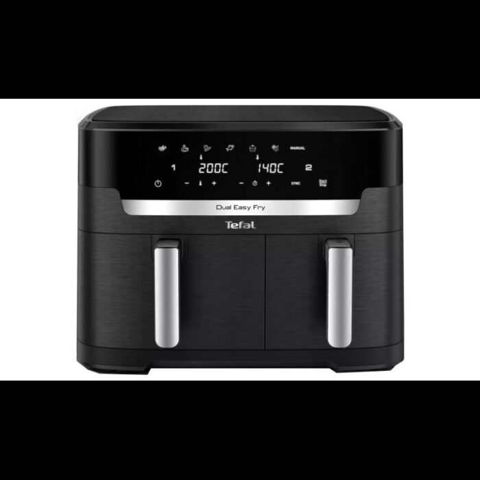 ⁦Tefal Easy Fry Dual XXL EY9428G0 11L Air Fryer - Black⁩ - الصورة ⁦4⁩
