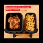 ⁦Tefal Easy Fry Dual Zone Air Fryer & Grill EY905D40 8.3L Stainless Steel⁩ - الصورة ⁦9⁩