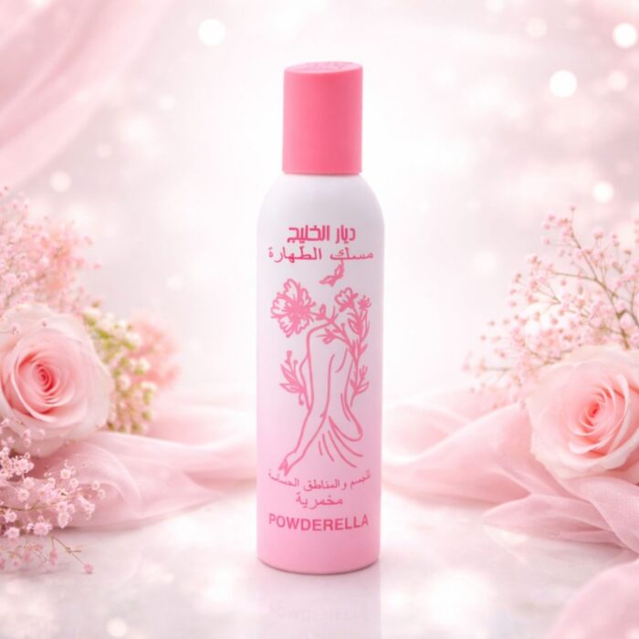 ⁦مسك الطهارة باودر POWDERELLA للجسم والمناطق الحساسة من ديار الخليج للنساء 150ML⁩ - الصورة ⁦2⁩