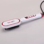 ⁦Enzo EN-4201 Portable Mini Hair Iron Fast Hair Straightening Brush Comb Wholesale Ceramic Electric Hot Beard Straightener Brush⁩ - الصورة ⁦5⁩
