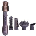 ⁦Enzo EN-4136 High Quality 5 in 1 Multi-Function Hair Brush Blow Dryer One Step Hair Dryer and Volumizer Hot Air Brush Blow Dryer⁩ - الصورة ⁦9⁩