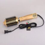 ⁦Enzo EN-4137 OEM Hot Air Brush Hair Straightener Curling Iron Mini Hot Air Comb Hair Iron Electric Hair Dryer Brush⁩ - الصورة ⁦2⁩