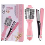 ⁦Enzo EN-511 New Electric Straightener Curler One Step Hot Air Hair Blow Dryer Brush 3 in 1 Multi Styler Curling Iron Comb Set⁩ - الصورة ⁦6⁩