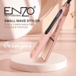 ⁦Enzo EN-2413 Flat Iron Hair Straightener Wave Hair Straightener Volumizing Iron 110-240V Dual Voltage Professional Hair Crimper⁩ - الصورة ⁦3⁩