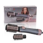 ⁦Enzo EN-759 Multi Function Hair Brush Fast Heating Wavy Hair Iron 2 in 1 One Step Auto Straightening Curling Hairdressing Tool⁩ - الصورة ⁦5⁩