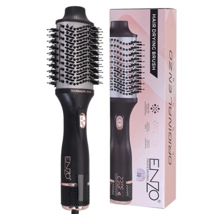 Enzo EN-4135 Professional 3 in 1 Electric Hair Dryer Brush Ionic Blow Dryer Diffuser for Hotel Outdoor Car Garage RV