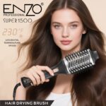 ⁦Enzo EN-4135 Professional 3 in 1 Electric Hair Dryer Brush Ionic Blow Dryer Diffuser for Hotel Outdoor Car Garage RV⁩ - الصورة ⁦2⁩