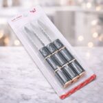 طقم سكاكين فواكه عدد 6 لون اسود