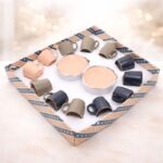 طقم فناجين قهوة بألوان متعدة عدد 12 كاسة