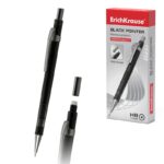 Mechanical pencil ErichKrause Black Pointer 0.5 mm, HB (box 12 pcs.)