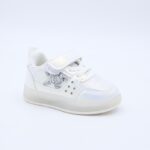 ⁦حذاء رياضي مضيء بشريط لاصق لون أبيض⁩ - الصورة ⁦6⁩