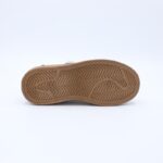 حذاء رياضي نعل عريض بناتي لون ابيض وأسود