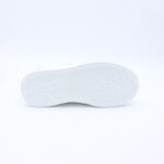 حذاء رياضي بشريط لاصق نعل عريض بناتي لون ابيض وزهري