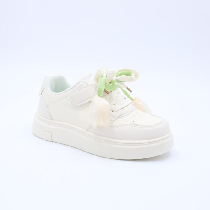 ⁦حذاء رياضي للأطفال لون اوف وايت واخضر⁩ - الصورة ⁦2⁩