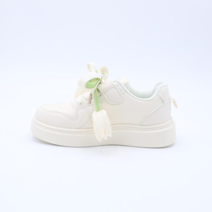 ⁦حذاء رياضي للأطفال لون اوف وايت واخضر⁩ - الصورة ⁦4⁩