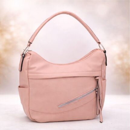 شنطة نسائية تصميم رسمي للنساء لون زهري