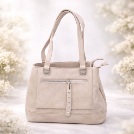 شنطة يد نسائية للنساء لون بيج
