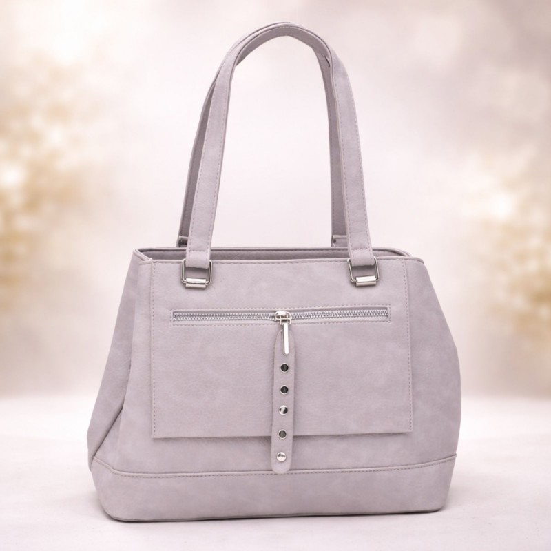 103398370_697dc0ae1bd71 شنطة يد نسائية للنساء لون سكني فاتح - الصورة 1