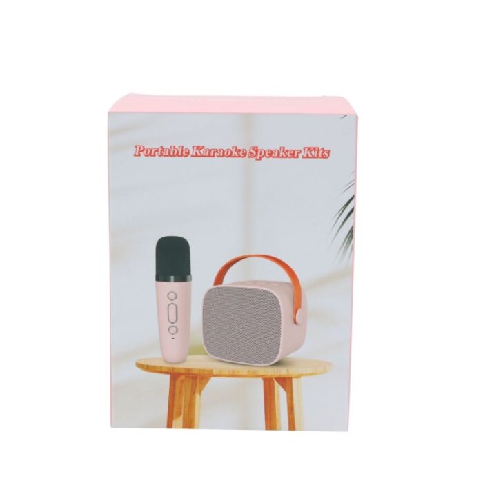 ⁦سماعة KIT- KARAOKE مع ميكروفون لون زهري⁩ - الصورة ⁦3⁩