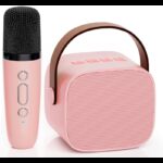 ⁦سماعة KIT- KARAOKE مع ميكروفون لون زهري⁩ - الصورة ⁦4⁩