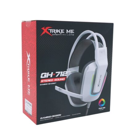 سماعة رأس سلكية للألعاب XTRIKE ME - GH-712 – أبيض