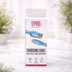 9Pro Charging Cable USB To IPhone 1M-Blue