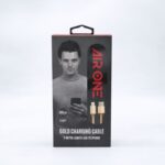 ⁦AIR ONE Charging Cable USB To IPhone 3M-Gold⁩ - الصورة ⁦2⁩