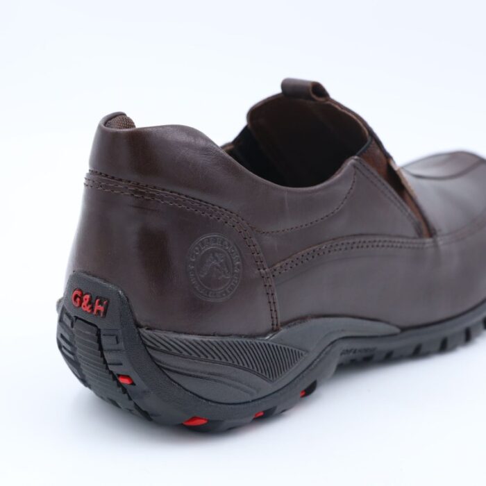 ⁦حذاء كاجوال جلد موديل 117/1G R من جولف اند هورس للرجال لون بني⁩ - الصورة ⁦7⁩