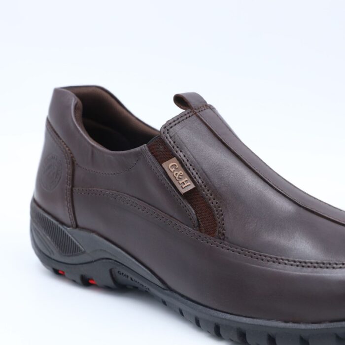 ⁦حذاء كاجوال جلد موديل 117/1G R من جولف اند هورس للرجال لون بني⁩ - الصورة ⁦9⁩