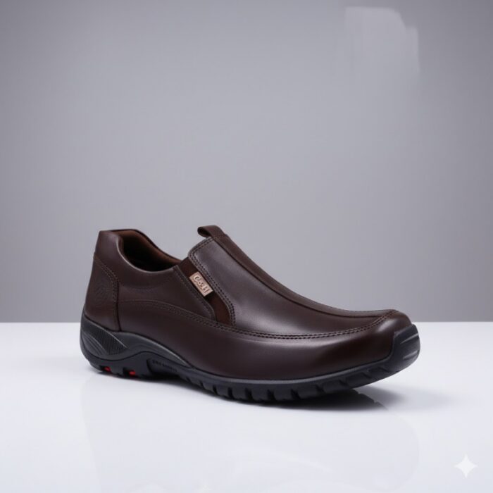 ⁦حذاء كاجوال جلد موديل 117/1G R من جولف اند هورس للرجال لون بني⁩ - الصورة ⁦10⁩