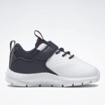 ⁦Reebok Kids' Rush Runner 4 Shoes- حذاء ريبوك رش راننر 4 للأطفال لون أبيض⁩ - الصورة ⁦2⁩