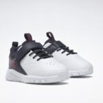 ⁦Reebok Kids' Rush Runner 4 Shoes- حذاء ريبوك رش راننر 4 للأطفال لون أبيض⁩ - الصورة ⁦3⁩