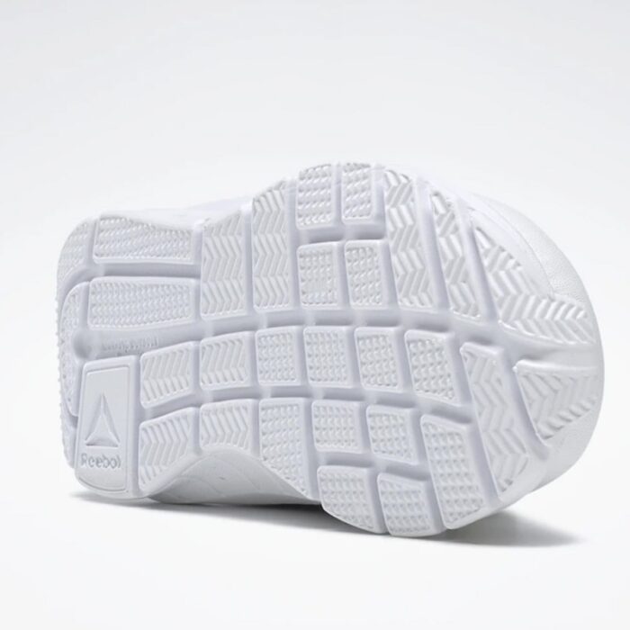 ⁦Reebok Kids' Rush Runner 4 Shoes- حذاء ريبوك رش راننر 4 للأطفال لون أبيض⁩ - الصورة ⁦5⁩