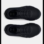 ⁦Under Under Boys' Grade School Assert 10 Running Shoesحذار اندر ارمور اسيرت 10 للجري للشباب لون أسو-د-⁩ - الصورة ⁦3⁩