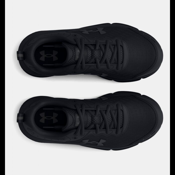 ⁦Under Under Boys' Grade School Assert 10 Running Shoesحذار اندر ارمور اسيرت 10 للجري للشباب لون أسو-د-⁩ - الصورة ⁦3⁩