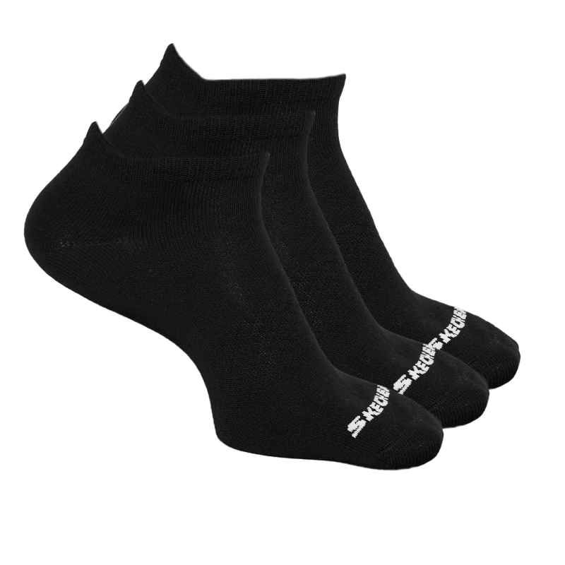 ⁦جوارب سكيتشرز قصيرة الكاحل (3 أزواج) للرجال لون أسود- Skechers Low Cut (3 Pair) Socks (41-46)⁩ - الصورة ⁦1⁩