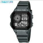 ⁦ساعة 3 شاشات سيليكون مربعة بألوان مختلفة⁩ - الصورة ⁦6⁩