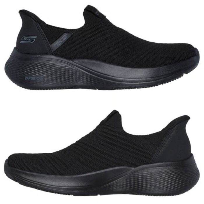 ⁦Skechers Women's Slip-ins: BOBS Sport Infinity - Daily Vision Shoes - حذاء سكيتشرز سليب انس: بوبس انفينتي للنساء لون أسود⁩ - الصورة ⁦6⁩